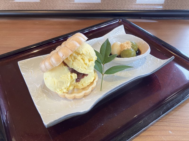 アイス最中&豆腐白玉だんご